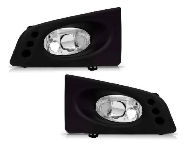 Par Farol Milha Neblina Com Grade Honda Fit 2009 2010 2011 - Foto 2