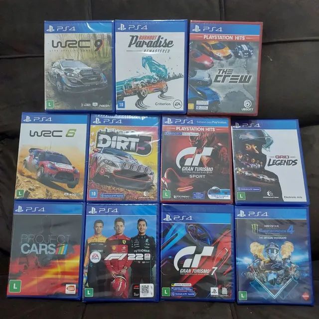 Jogos de corrida ps4 - Lacrados. - CDs, DVDs etc - Antônio Bezerra,  Fortaleza 1204535023