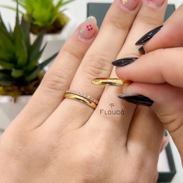 Alianças Casamento Ouro 18k  - Foto 4