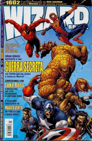 Wizard Brasil Nº 7 - Reportagens E Quadrinhos - 84 Pgs.