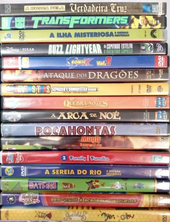 As férias chegaram! 31 DVDs infantis e 1 evangélico - originais com aparelho de DVD - Foto 2