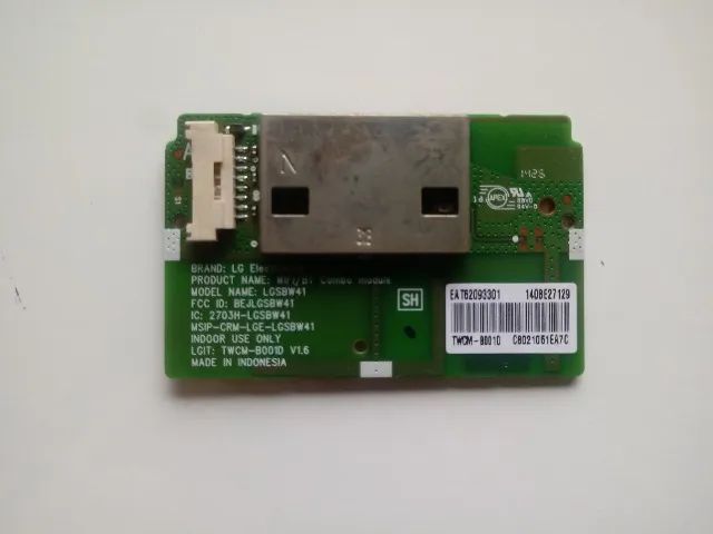 Placa Módulo Wi-fi para TV LG Modelo 49ub8300