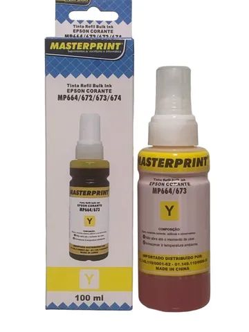Tinta Refil Bulk Ink Epson Corante MP664/672 P/ Imp. Mod. L3110 L3150 L4150 4160 6171 6161 - Foto 4