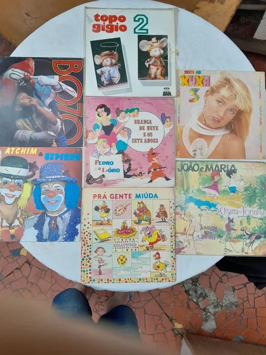 Discos Vinil Infantis - Topo Gigio, Xuxa, Branca de Neve, João e Maria e Outros!