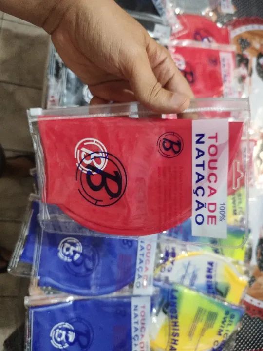 touca para natação várias cores Novo - Foto 6