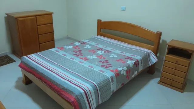 Quarto de casal completo - Madeira marfim Maciça - Ótimo estado