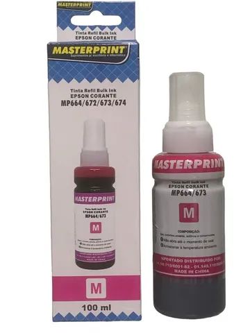 Tinta Refil Bulk Ink Epson Corante MP664/672 P/ Imp. Mod. L3110 L3150 L4150 4160 6171 6161 - Foto 5