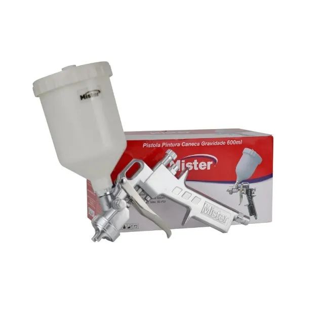 Pistola de Pintura Caneco Gravidade 750ml Mister