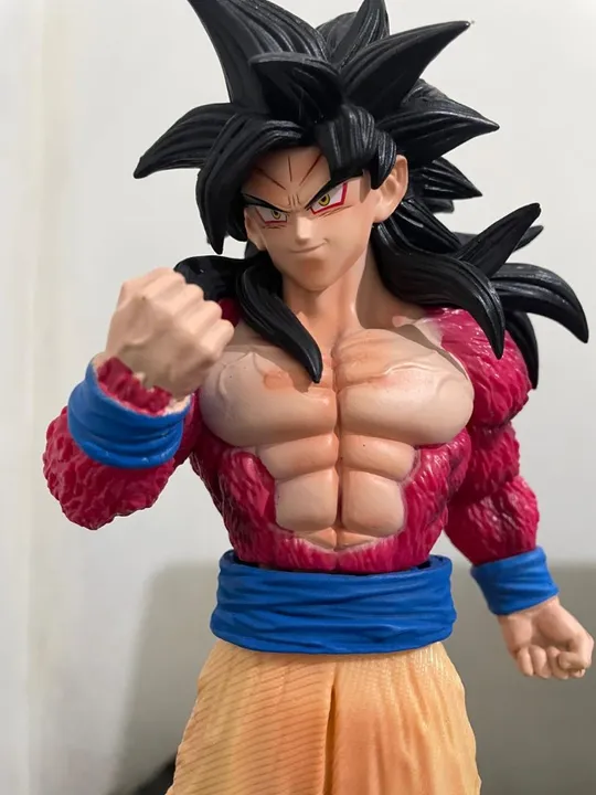 Figura Boneco Estatua Dragon Ball Goku Super sayajin 4 - 30 cm