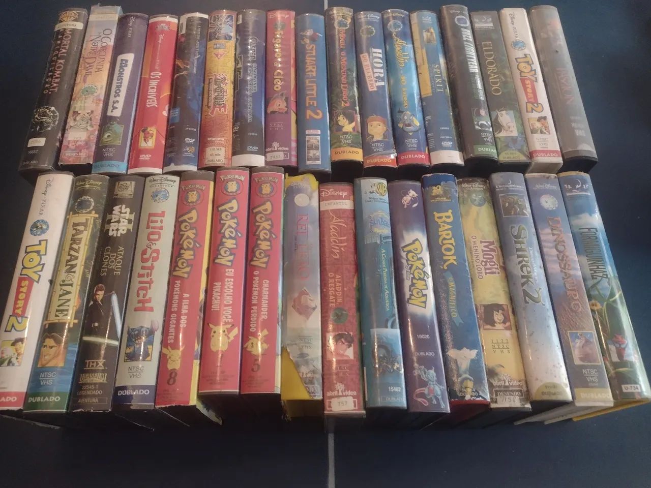 Fitas VHS antigas