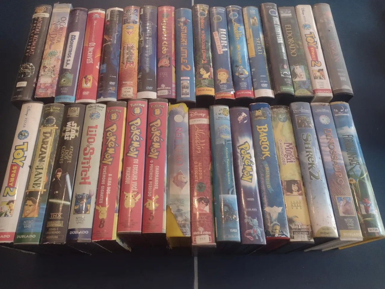 Fitas VHS antigas
