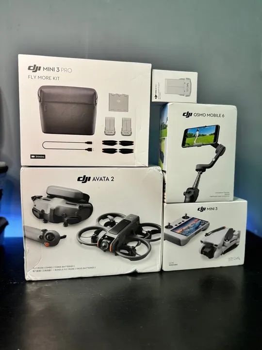 Produtos DJI originais lacrados