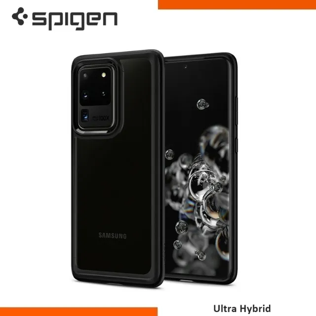 Capa Case Spigen Ultra Hybrid Matte Black p/ Galaxy S20 Ultra