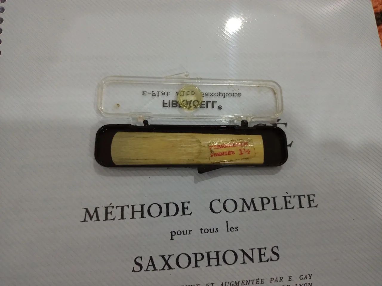 Palheta Fibracell 1,5 sax alto Troco!!