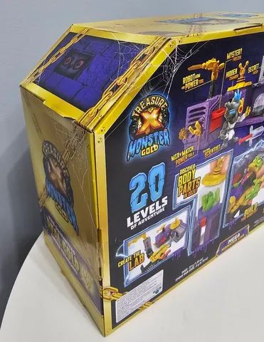 Treasure Monster Gold Mega Monster Lab: set novo lacrado igual naa fotos - Foto 3