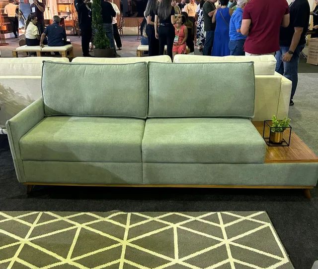 Sofa 3 lugares linho / belgica - Foto 2