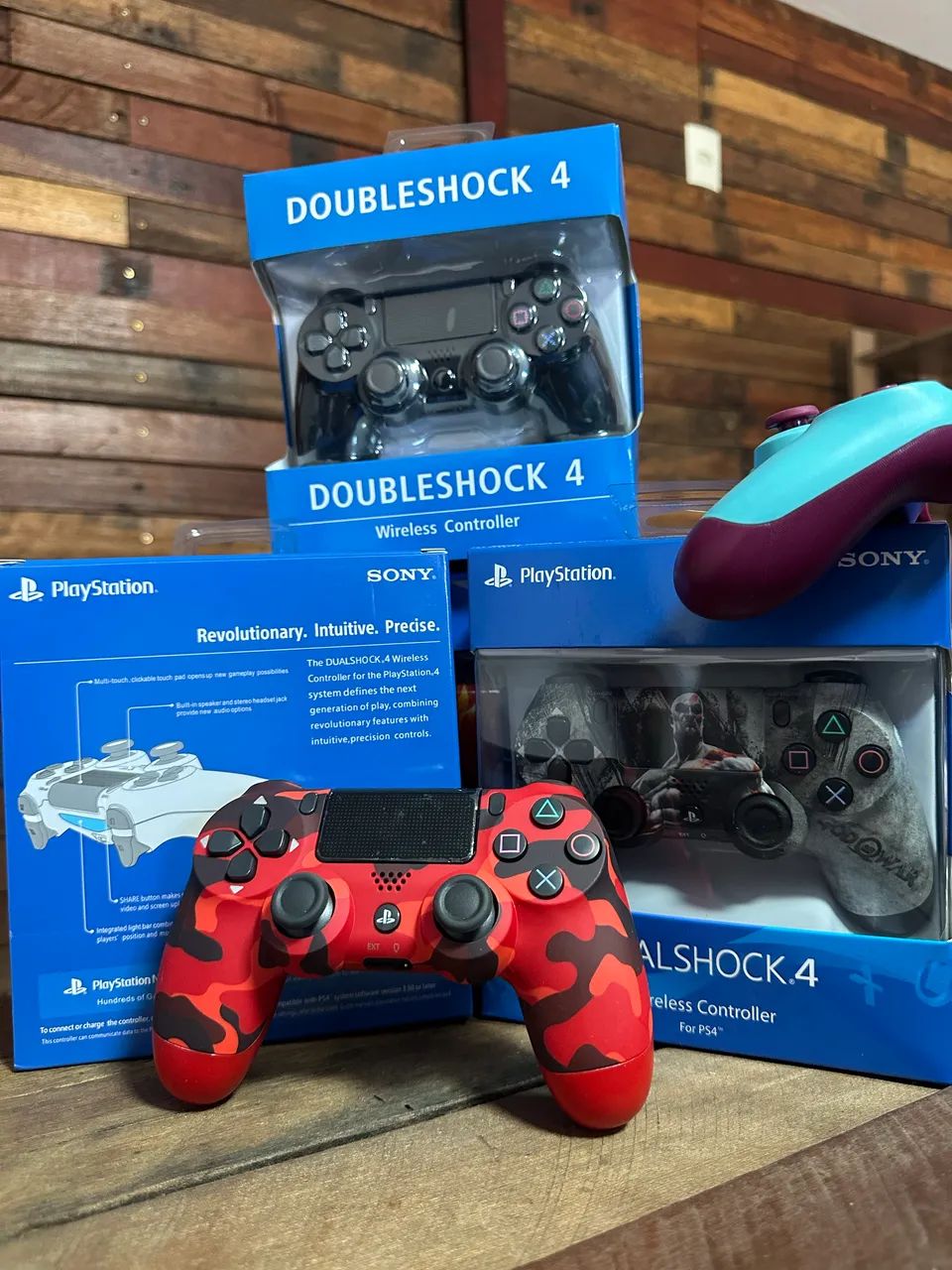 Controle play 4 garantia e Entrega cores e modelos 