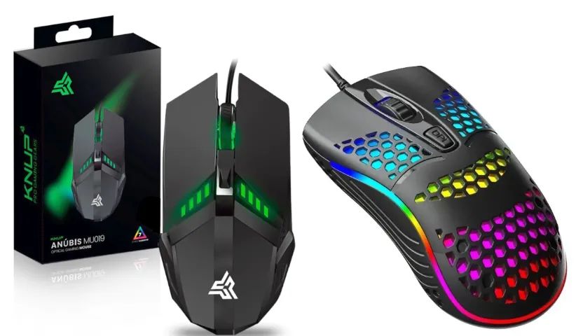 Mouse gamer Colmeia ou Anúbis led, novo, lacrado!