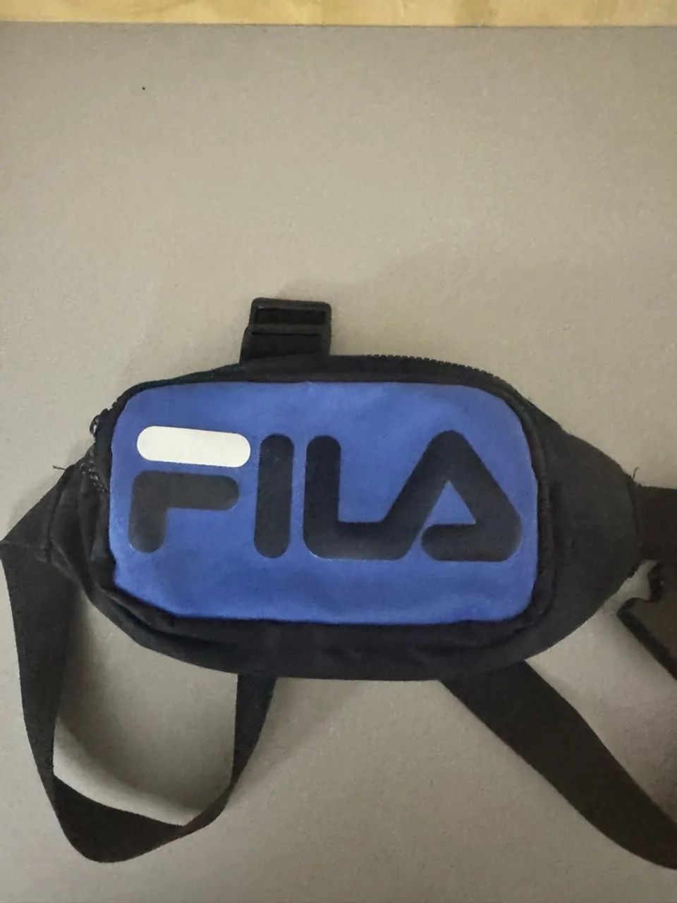 Pochete Fila original azul e preto
