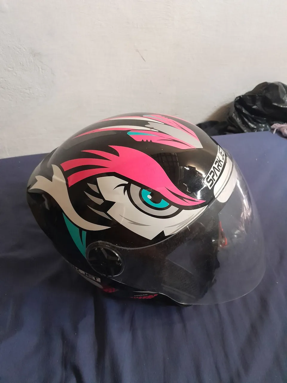 Capacete feminino spark jet dragon