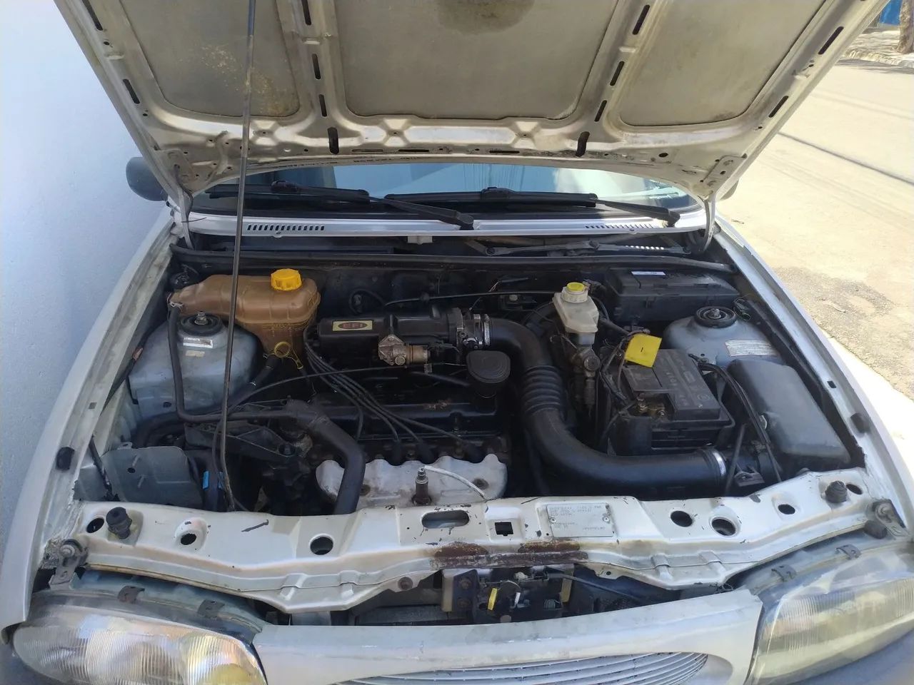 Fort fiesta 96 motor 1.0 doc ok recibo em branco  - Foto 5