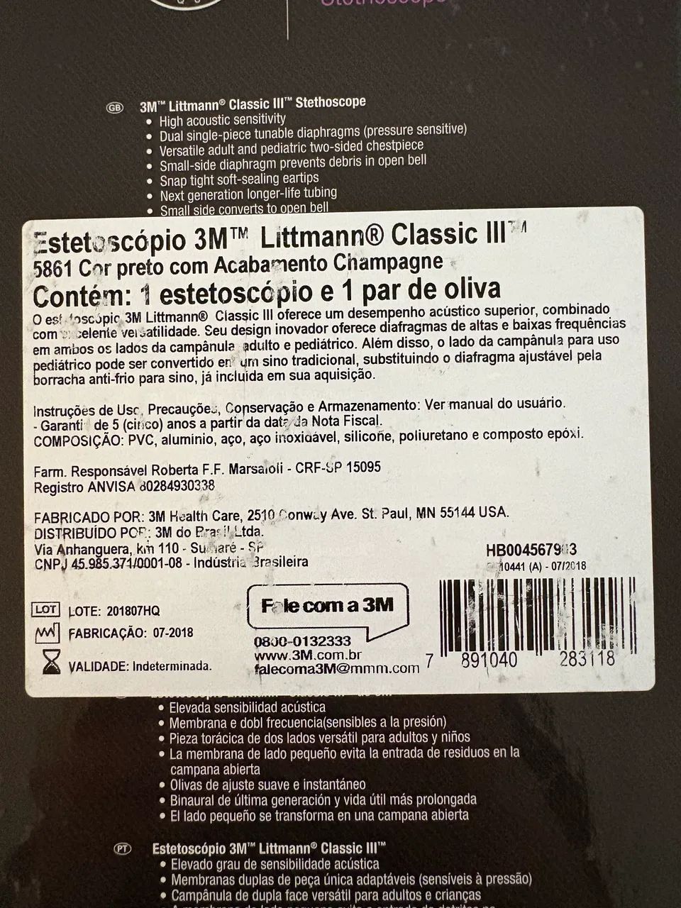 Estetoscópio Littmann - Foto 5
