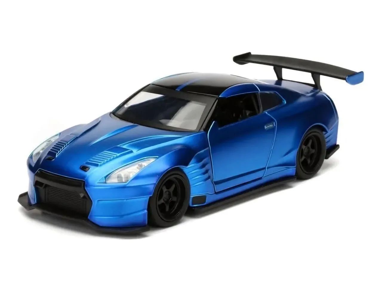 Carro Fast & Furious Nissan GT-R (R35) Ben Sopra Die-Cast Azul Jada 1:32 - Foto 2