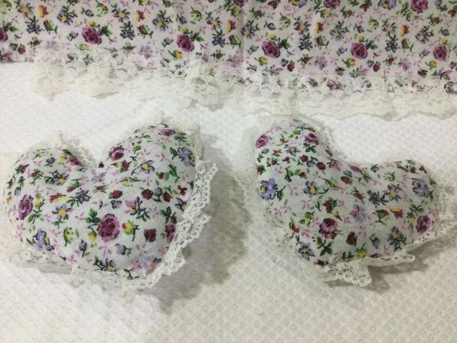 Boneca Colcha Kit Com 2 Almofadas Para Cama De Boneca Anos 80 - Foto 3