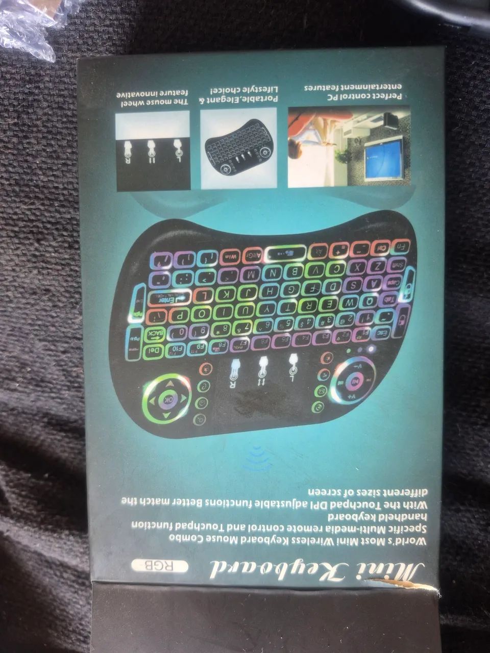 Controle Mini teclado keyboard usb - Foto 3