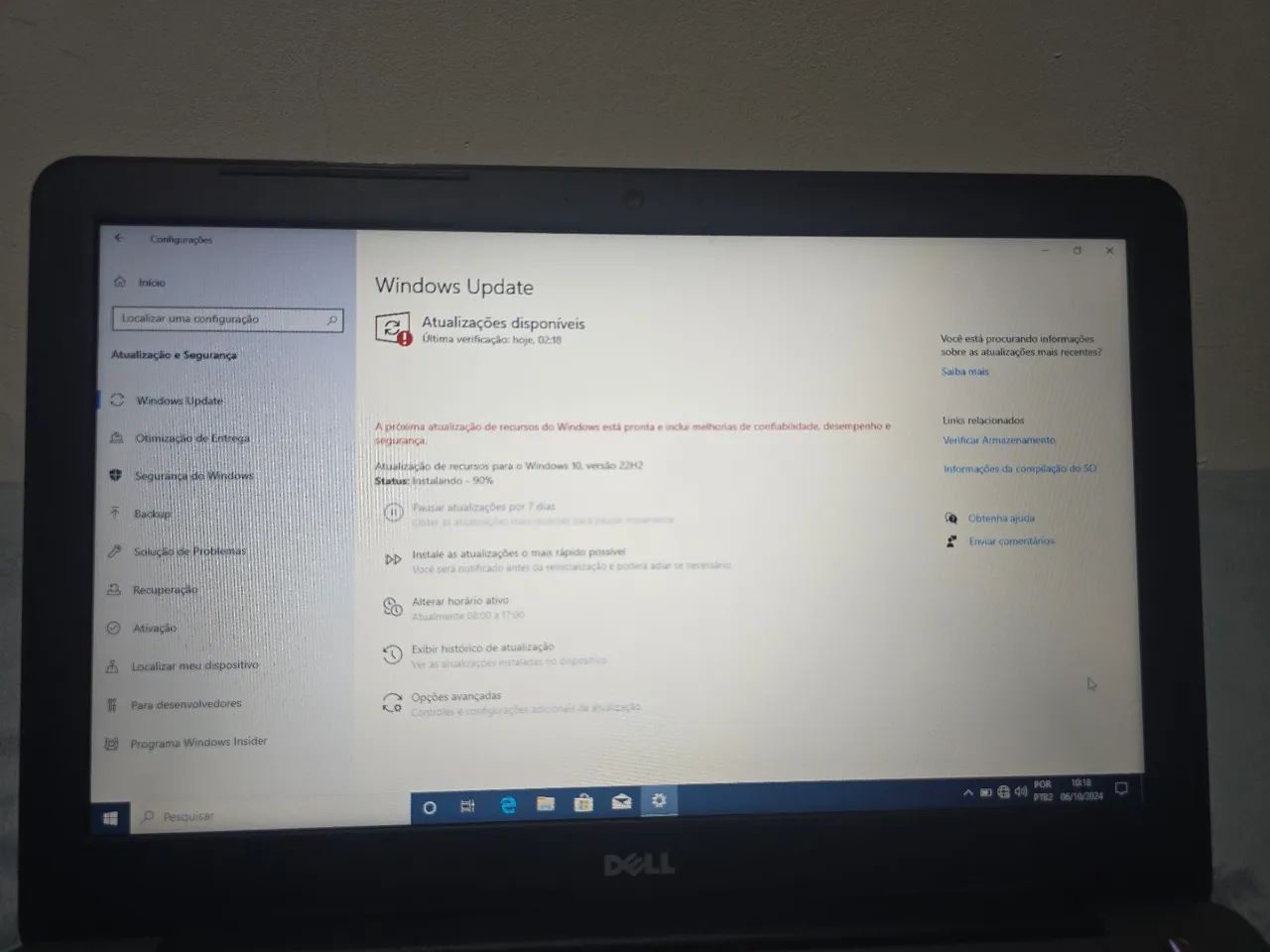 Notebook Dell Inspirion 15 7th geração i5/8gb ram/ssd256/Tela de 15,6 polegadas - Foto 5