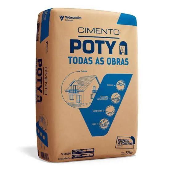 Cimento Poty 50kg - Todas as Obras