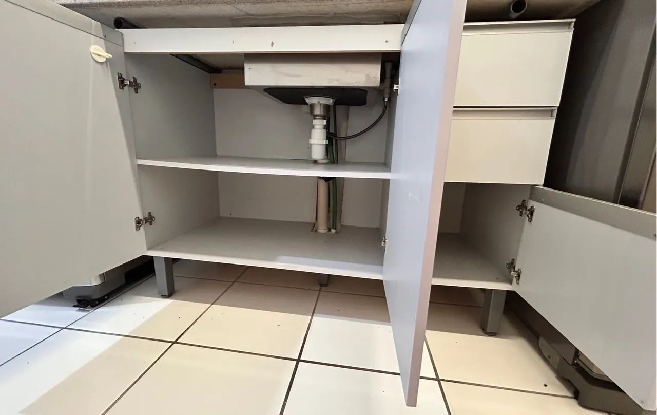 Armário de Cozinha Branco 