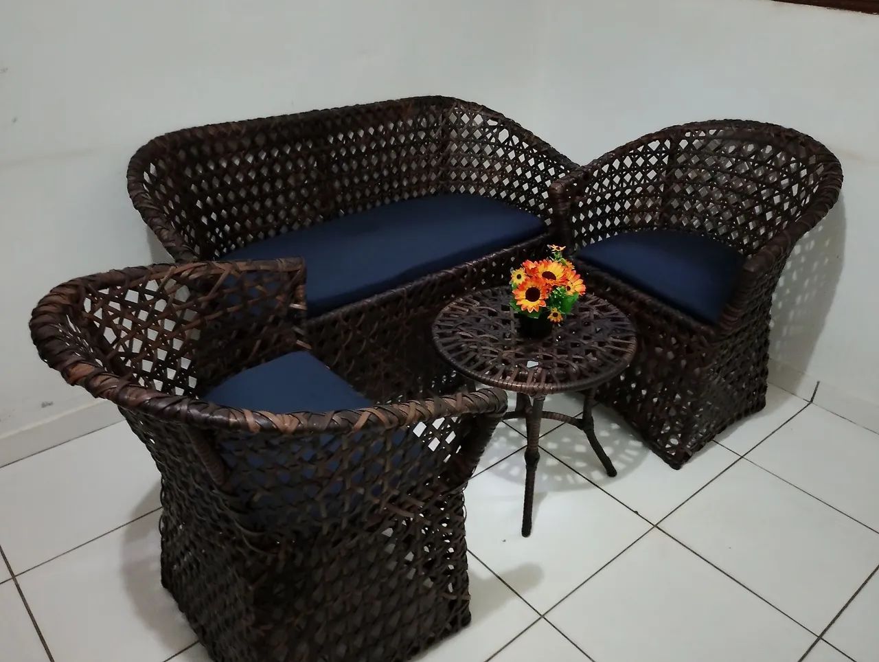 Jogo de sofa de área externa  - Foto 4