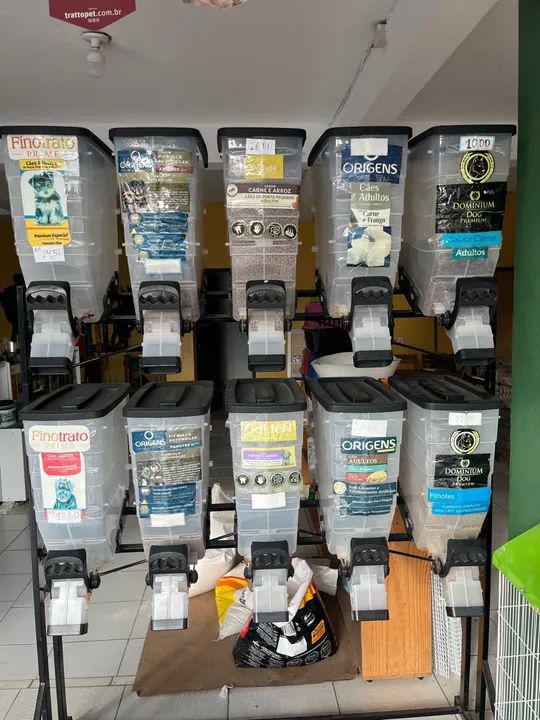 Dispenser de rações durabox 40LT 10 bocas 