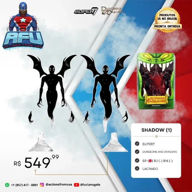 Super7 Dungeons and Dragons ULTIMATES! Wave 01 - Shadow 