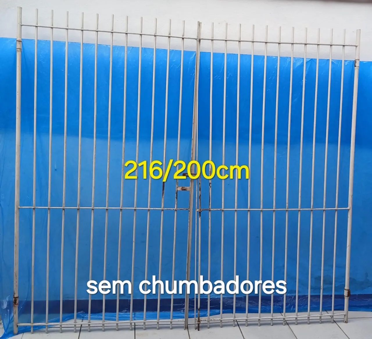 Portão de Ferro - 216x200cm