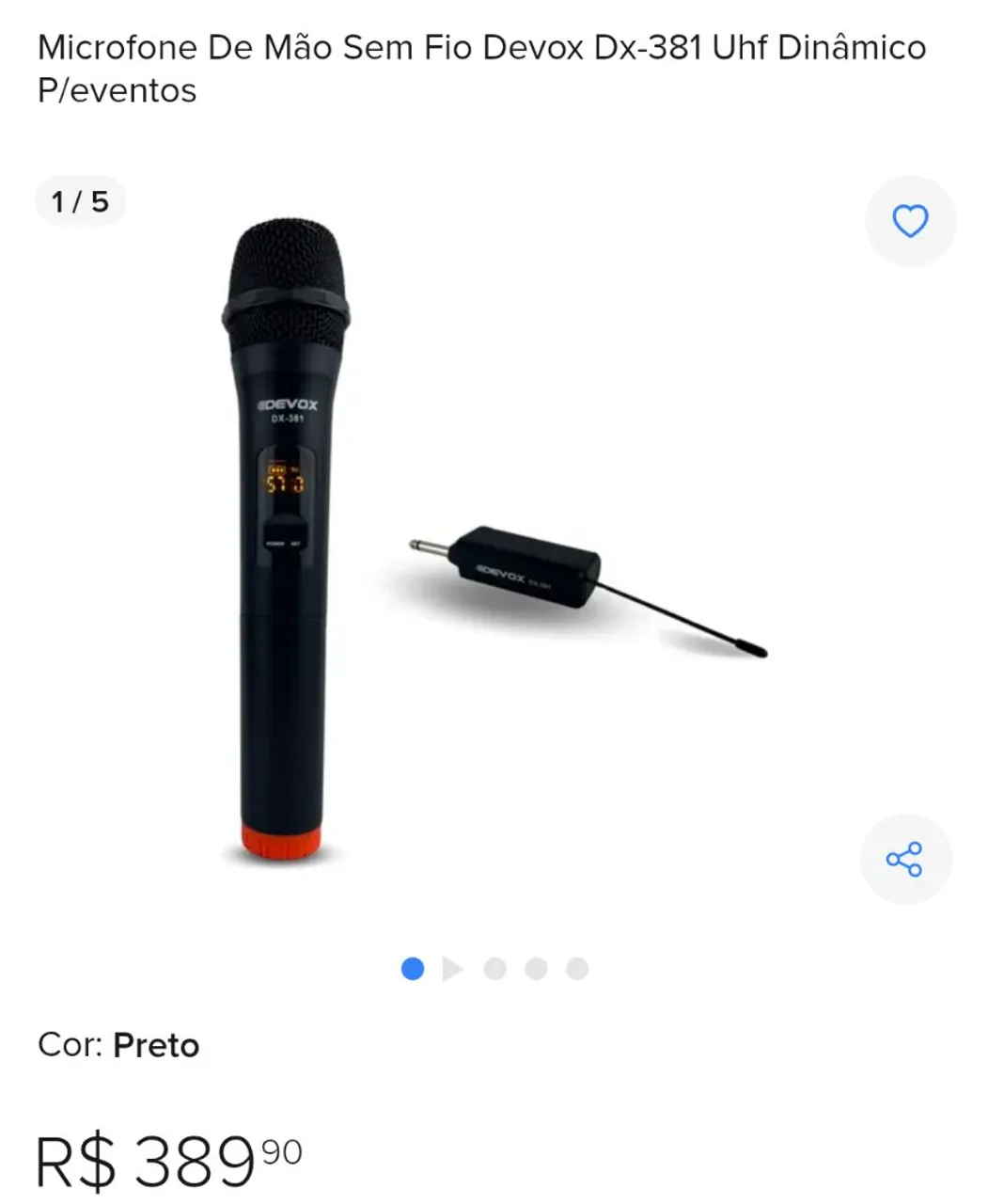 Microfone devox novo!!