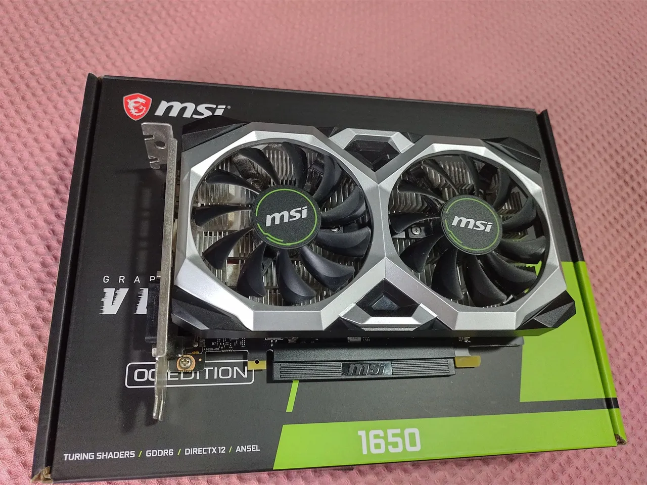 Placa de Vídeo GTX 1650 4GB GDDR6
