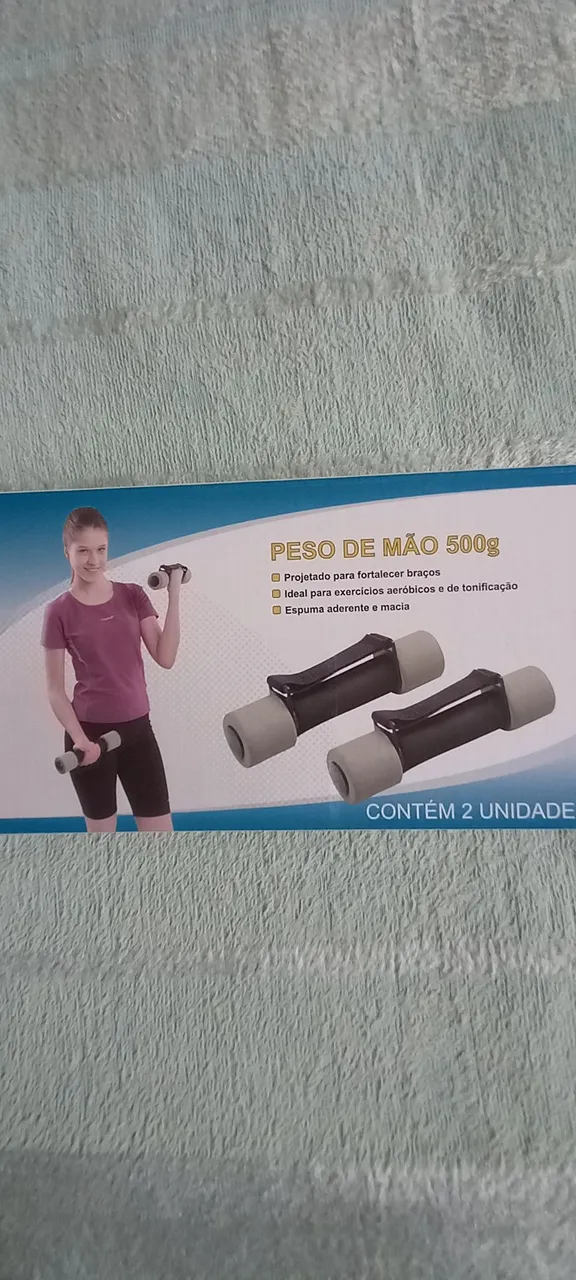 Halteres de Mão 500g - Fortaleça seus braços!