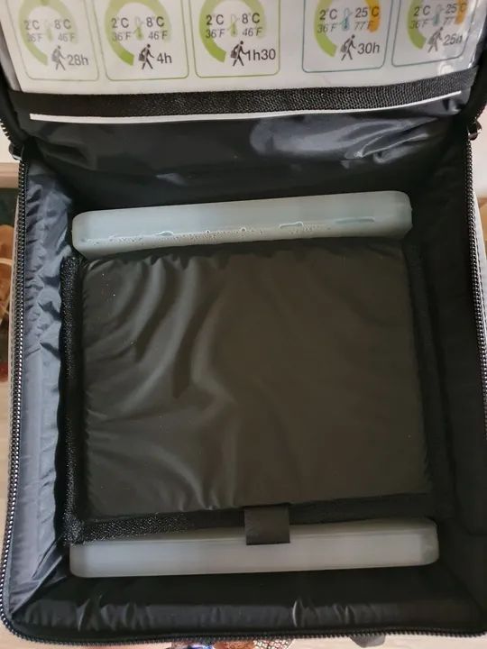 Caixa térmica com placas de gelo - Foto 3