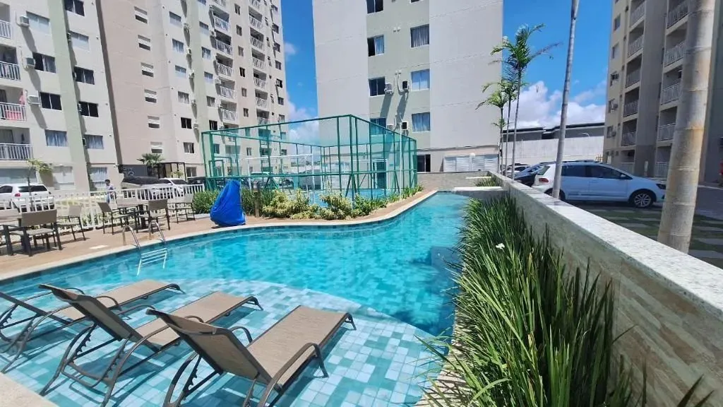 Apartamento com 2 dormitórios para alugar, 32 m² por R$ 4.881,22/mês - Praia do Futuro II