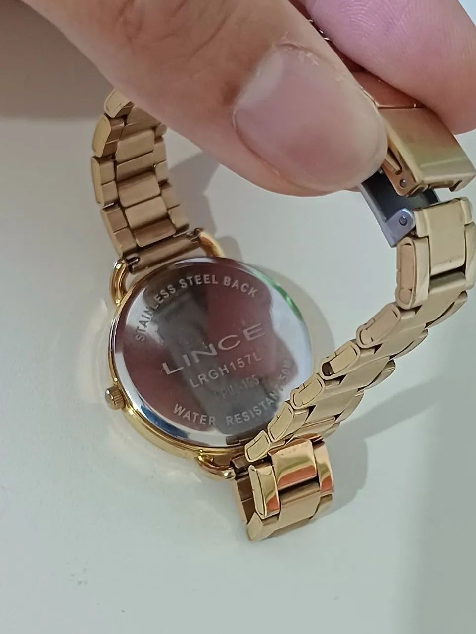 Relógio Lince - Quartz dourado  - Foto 3