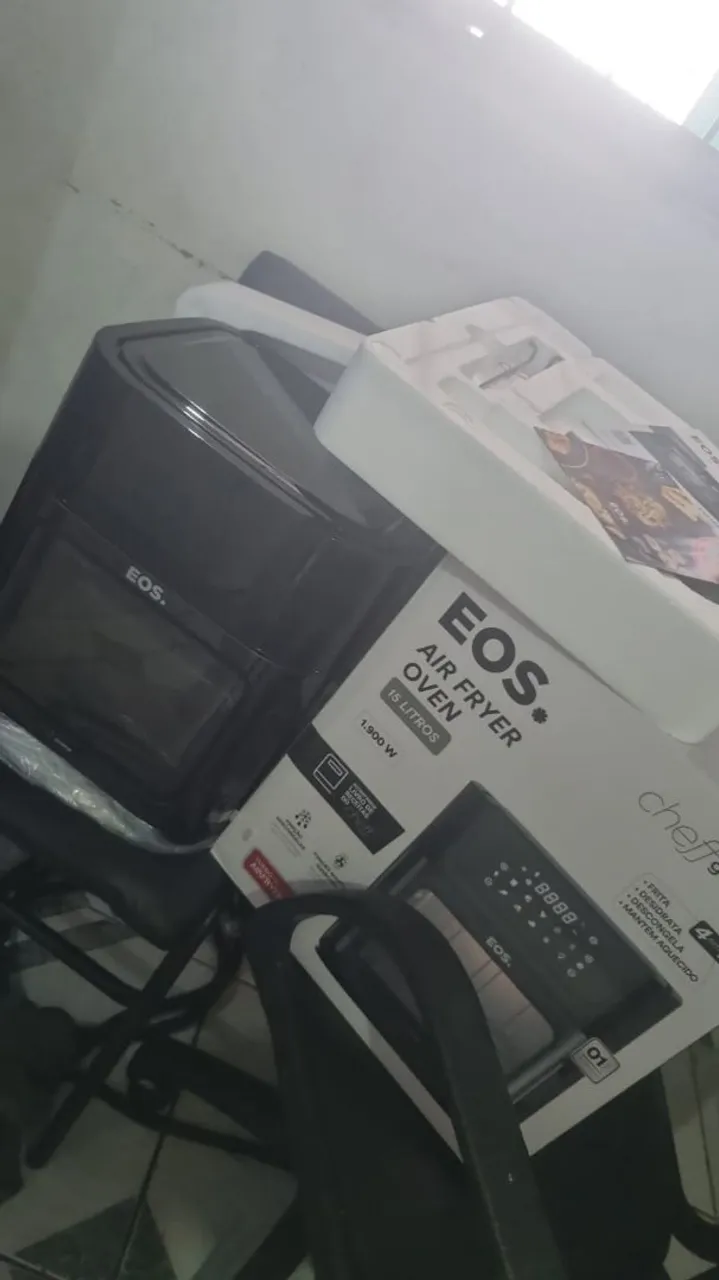Forno Elétrico Air Fryer EOS 15L - Novo!