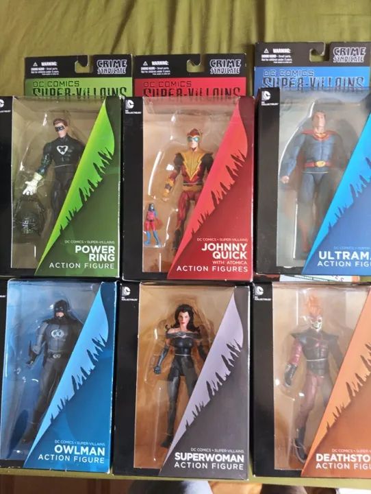 Crime Sindycate - Sindicato do Crime - Set Completo 7 bonecos DC