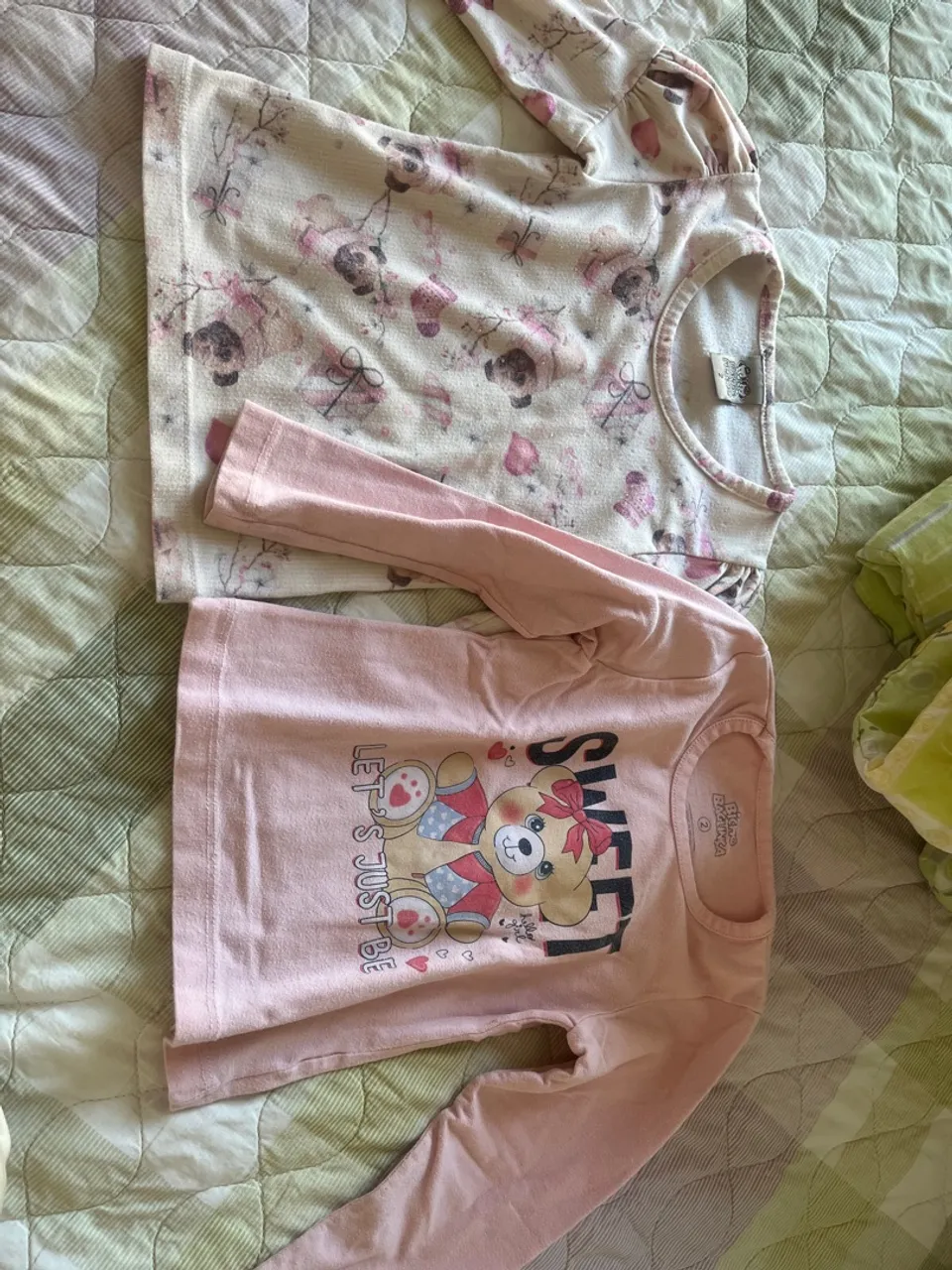 Combo manga comprida infantil