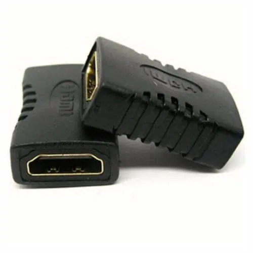 Emenda Adaptador HDMI Fêmea para Macho - Prateado