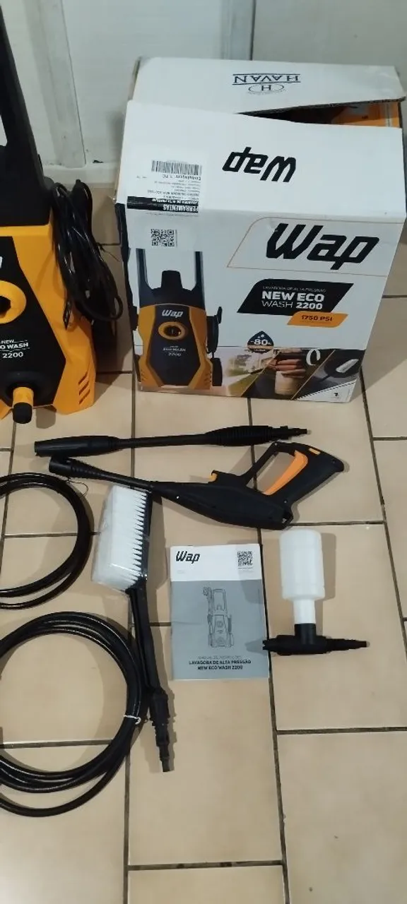 Lavadora de Alta Pressão WAP New Eco Wash 2200 1750psi
