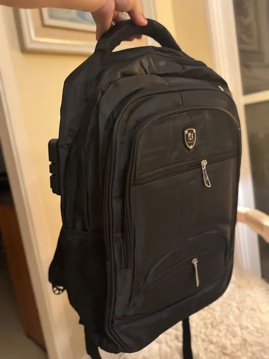 Mochila escolar preta de alta qualidade - Foto 2