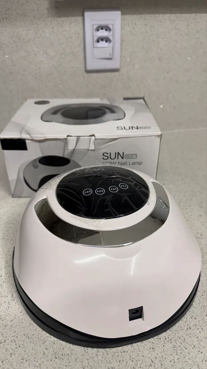Cabine de Lâmpada UV/LED SUN BQ5T - 120W para Unhas de Gel