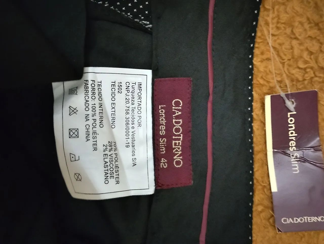 Calça cya do terno 